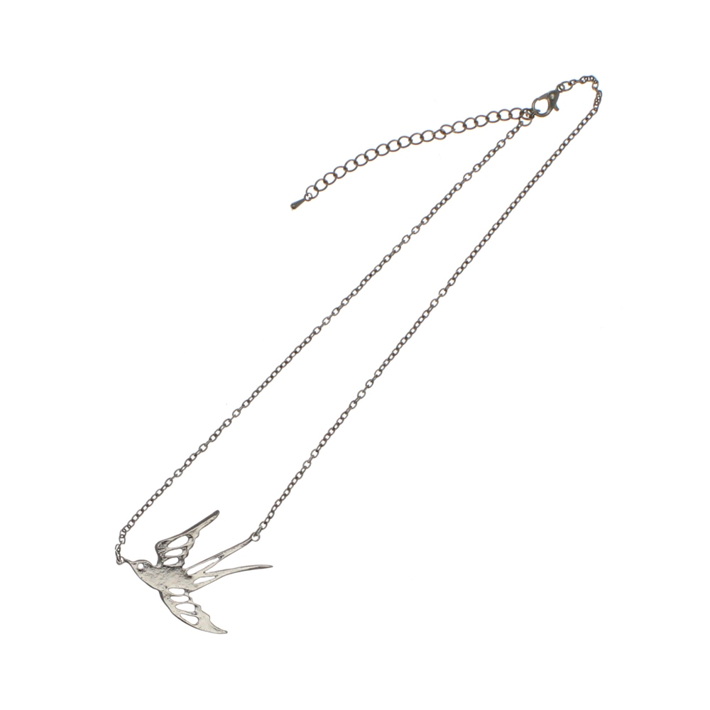 Zac's Alter Ego - Swallow Ketting - Zilverkleurig